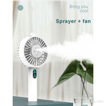 Water Mist rechargeable handheld usb mini fan